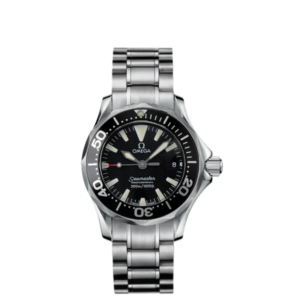 Omega Seamaster Diver 300M Quartz 28 Stainless Steel / Black / Bracelet