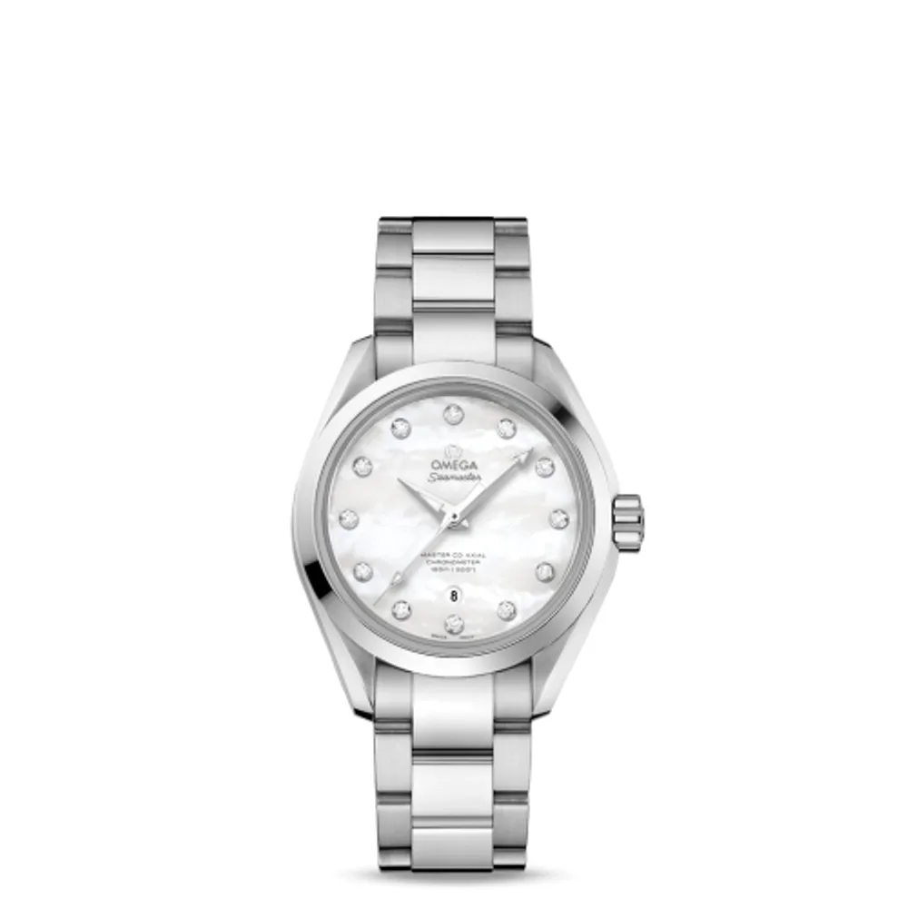 Omega Seamaster Aqua Terra 150M Master Co-Axial 34 Stainless Steel / MOP / Bracelet
