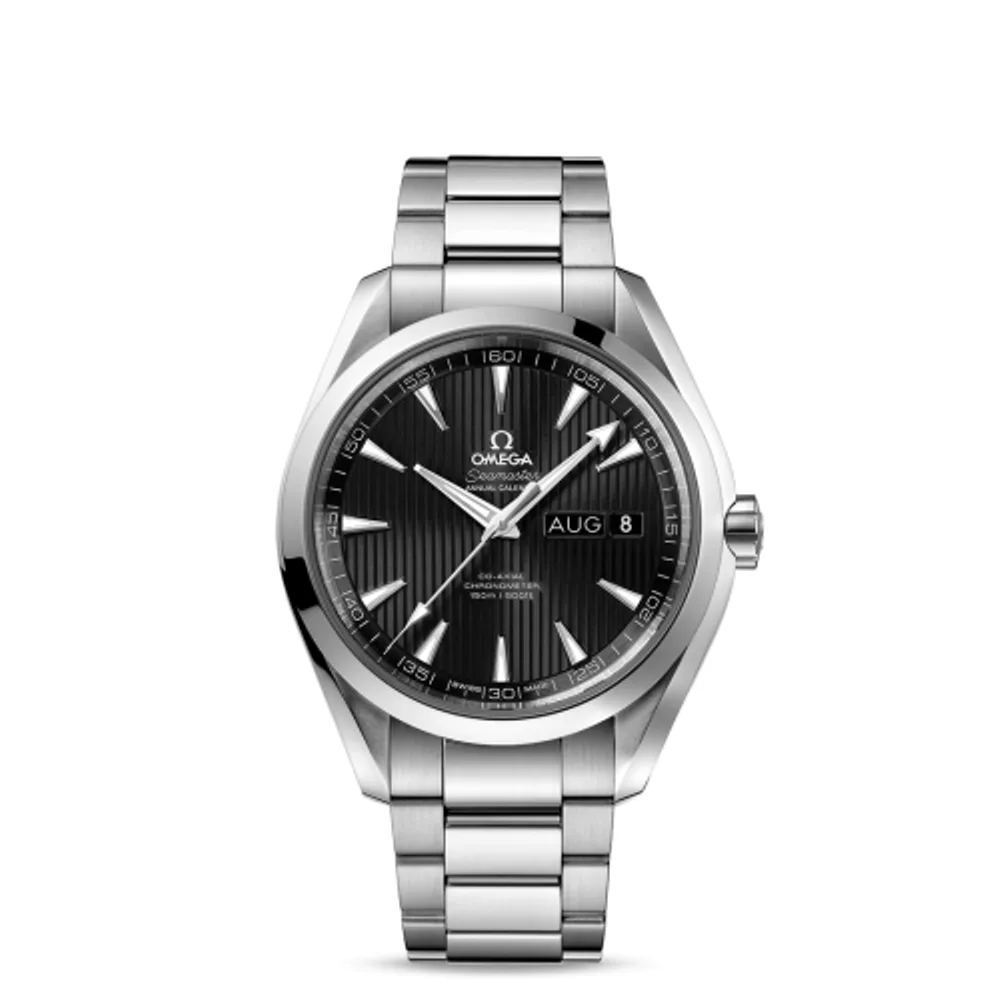 Omega Seamaster Aqua Terra 150M Co-Axial 43 Annual Calendar Stainless Steel / Black / Bracelet