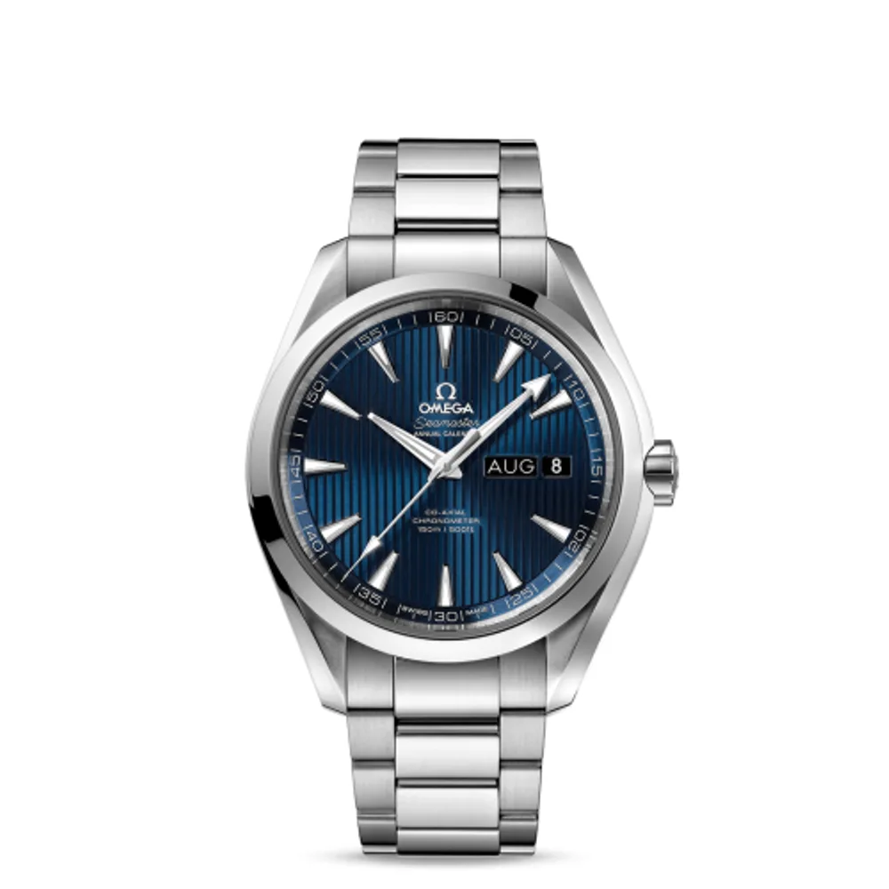 Omega Seamaster Aqua Terra 150M Co-Axial 43 Annual Calendar Stainless Steel / Blue / Bracelet