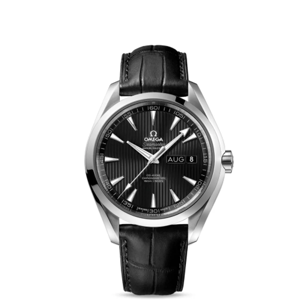 Omega Seamaster Aqua Terra 150M Co-Axial 43 Annual Calendar Stainless Steel / Black