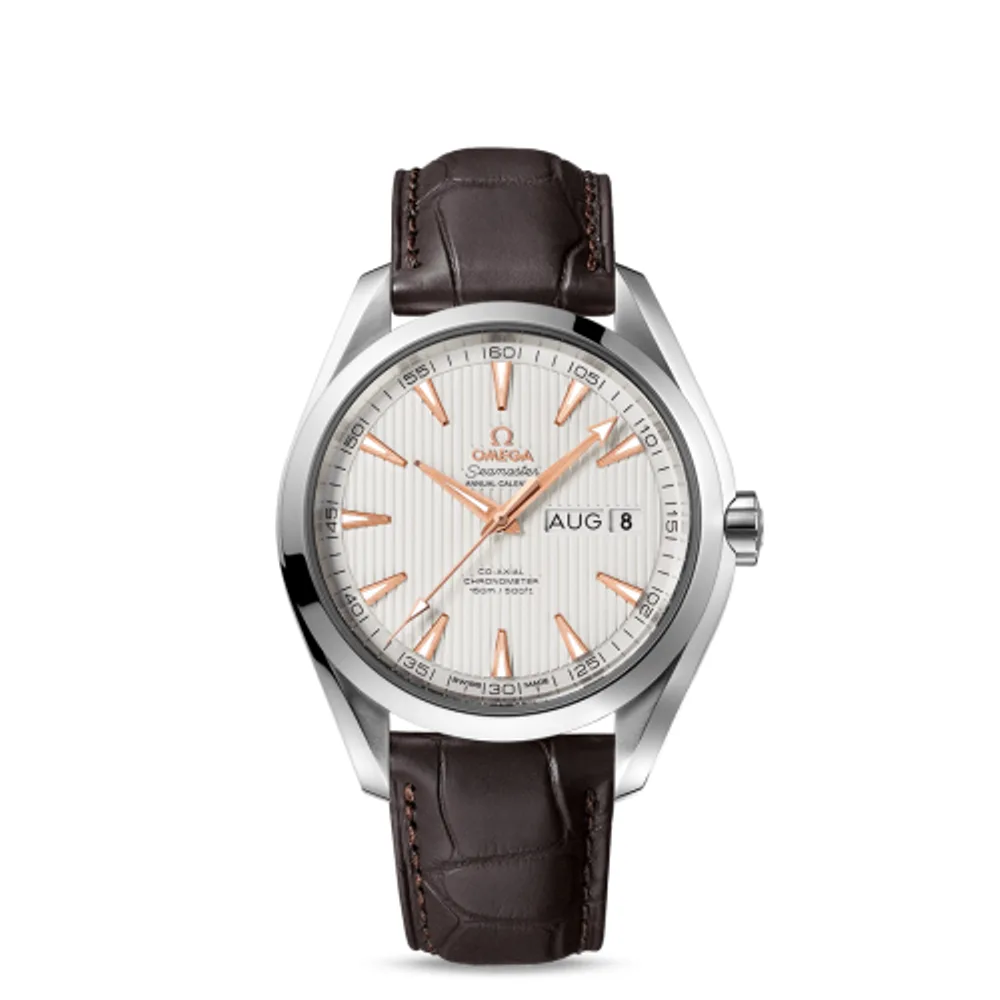 Omega Seamaster Aqua Terra 150M Co-Axial 43 Annual Calendar Stainless Steel / Silver