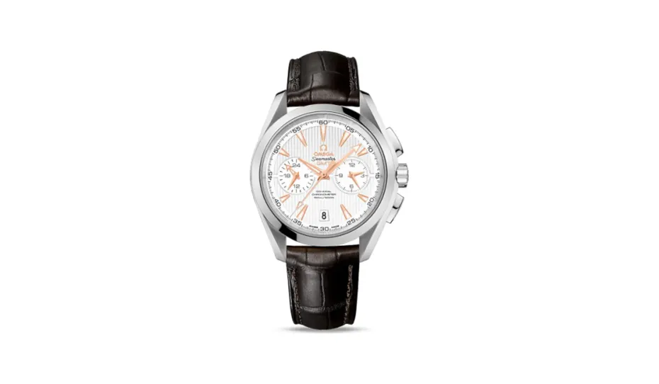 Omega Seamaster Aqua Terra 150M Co-Axial 43 GMT Chronograph Stainless Steel / Silver