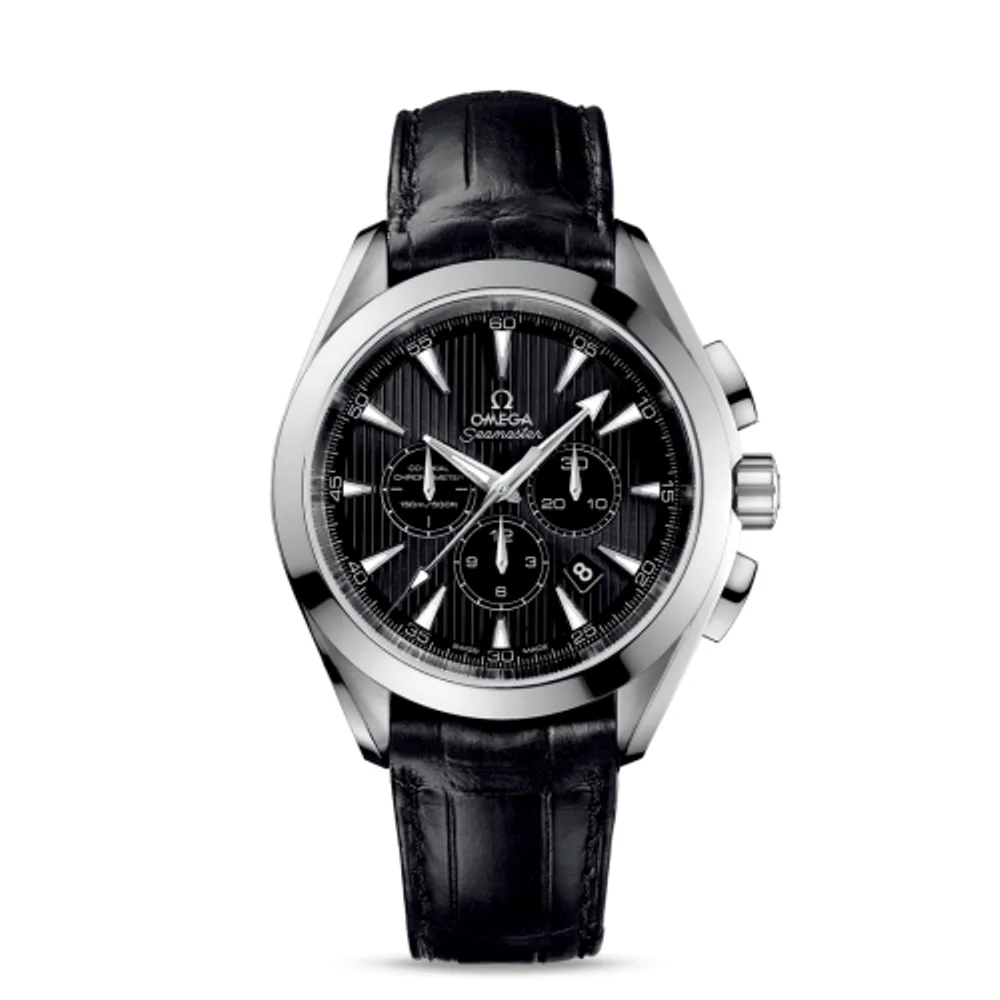 Omega Seamaster Aqua Terra 150M Co-Axial 44 Chronograph Stainless Steel / Black
