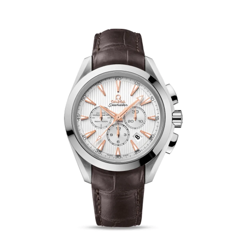 Omega Seamaster Aqua Terra 150M Co-Axial 44 Chronograph Stainless Steel / Silver