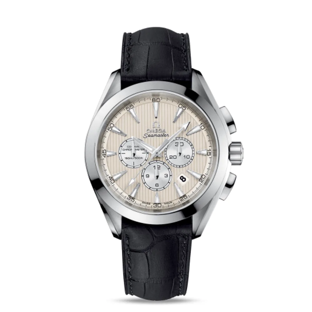 Omega Seamaster Aqua Terra 150M Co-Axial 44 Chronograph Stainless Steel / Ivory