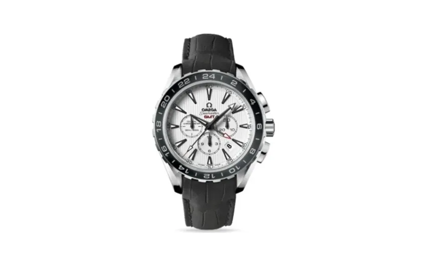 Omega Seamaster Aqua Terra 150M Co-Axial 44 GMT Chronograph Stainless Steel / Silver