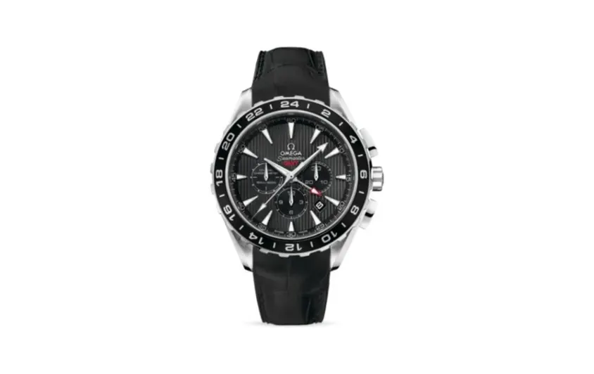 Omega Seamaster Aqua Terra 150M Co-Axial 44 GMT Chronograph Stainless Steel / Grey