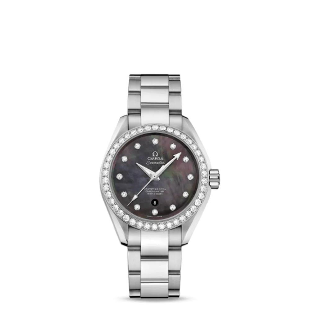 Omega Seamaster Aqua Terra 150M Master Co-Axial 34 Stainless Steel / Diamond / Grey MOP / Bracelet