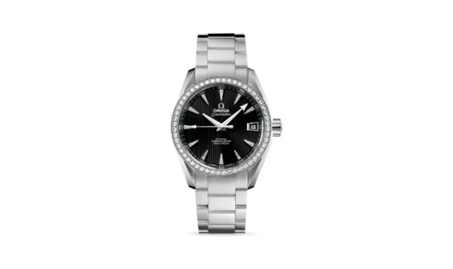 Omega Seamaster Aqua Terra 150M Co-Axial 38.5 Stainless Steel / Diamond / Black / Bracelet