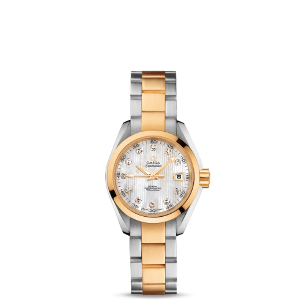 Omega Seamaster Aqua Terra 150M Co-Axial 30 Stainless Steel / Yellow Gold / MOP / Bracelet
