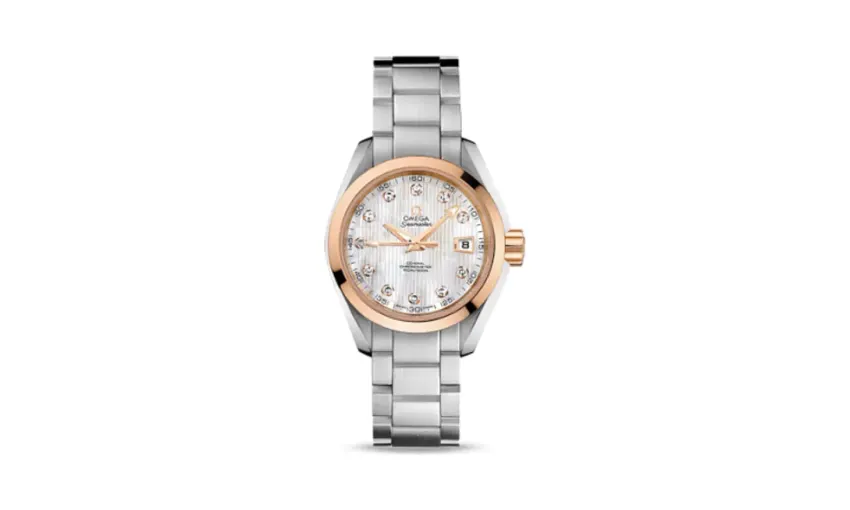 Omega Seamaster Aqua Terra 150M Co-Axial 30 Stainless Steel / Red Gold / MOP / Bracelet