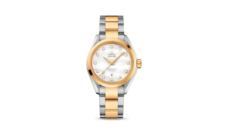 Omega Seamaster Aqua Terra 150M Master Co-Axial 34 Stainless Steel / Yellow Gold / MOP / Bracelet