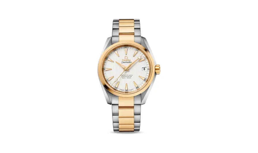 Omega Seamaster Aqua Terra 150m Master Co-Axial 38.5 Stainless Steel / Yellow Gold / Silver / Bracelet
