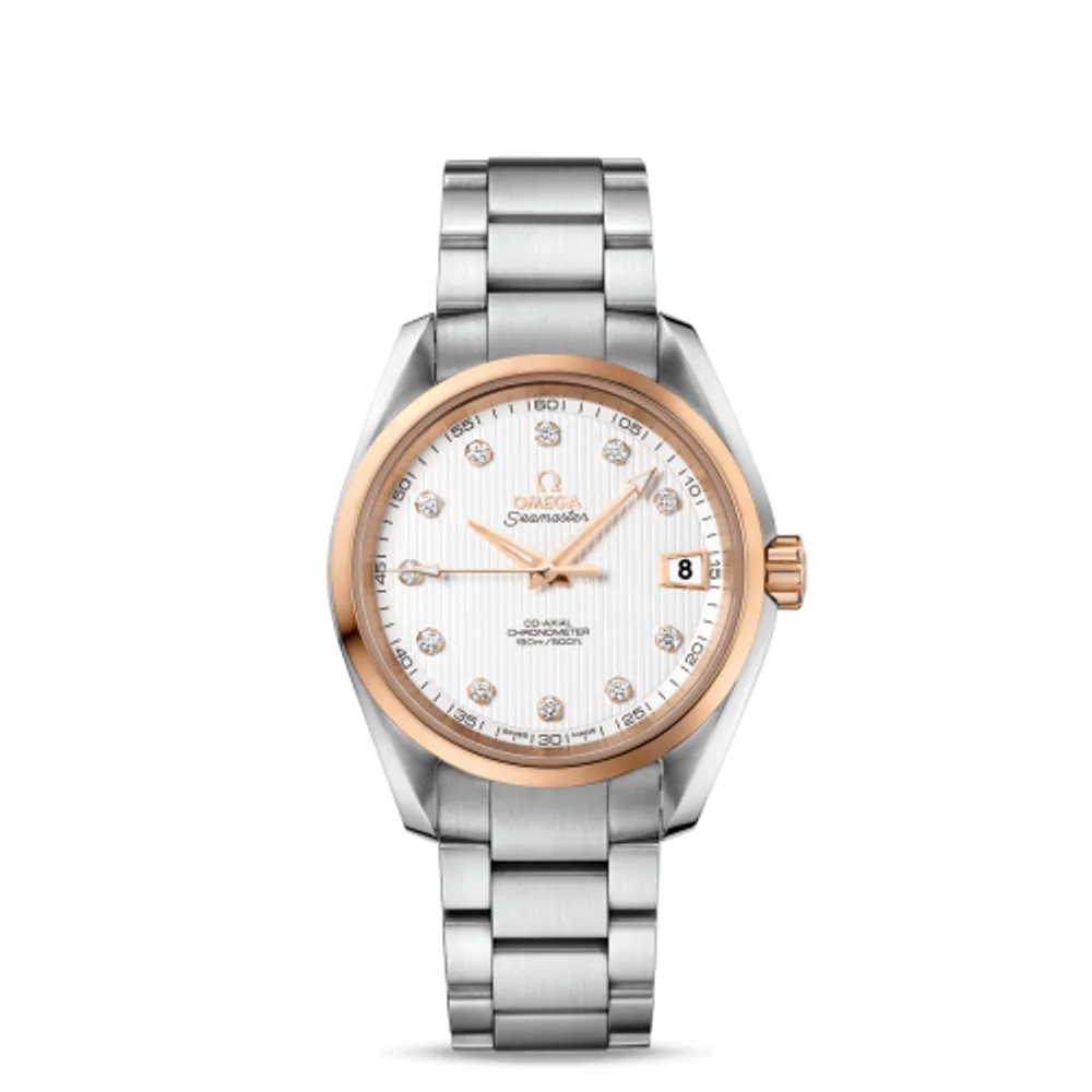 Omega Seamaster Aqua Terra 150M Co-Axial 38.5 Stainless Steel / Red Gold / Silver / Bracelet