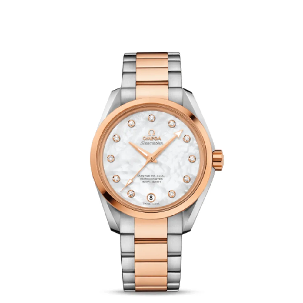 Omega Seamaster Aqua Terra 150M Master Co-Axial 38.5 Stainless Steel / Red Gold / MOP / Bracelet