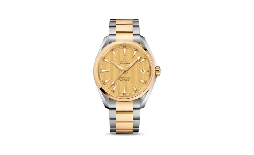 Omega Seamaster Aqua Terra 150m Master Co-Axial 41.5 Stainless Steel / Yellow Gold / Champagne / Bracelet