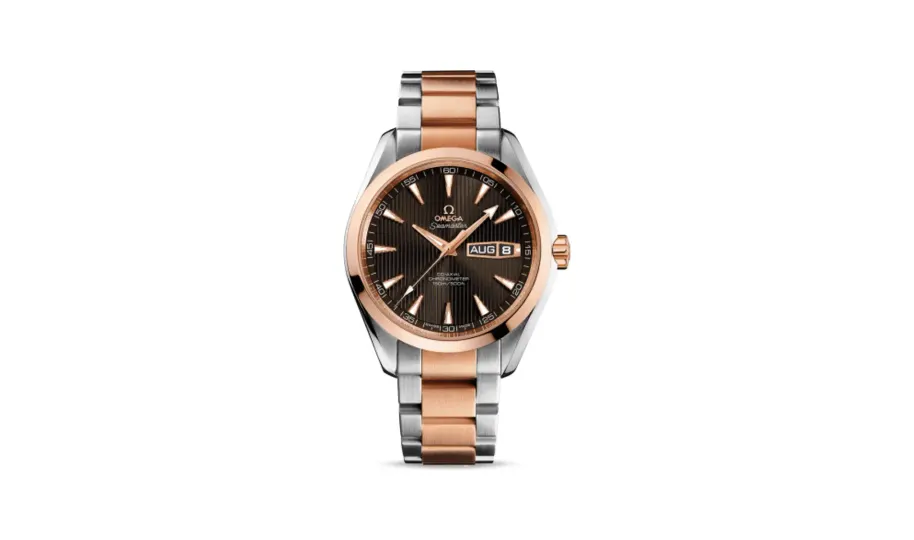 Omega Seamaster Aqua Terra 150M Co-Axial 43 Annual Calendar Stainless Steel / Red Gold / Grey / Bracelet