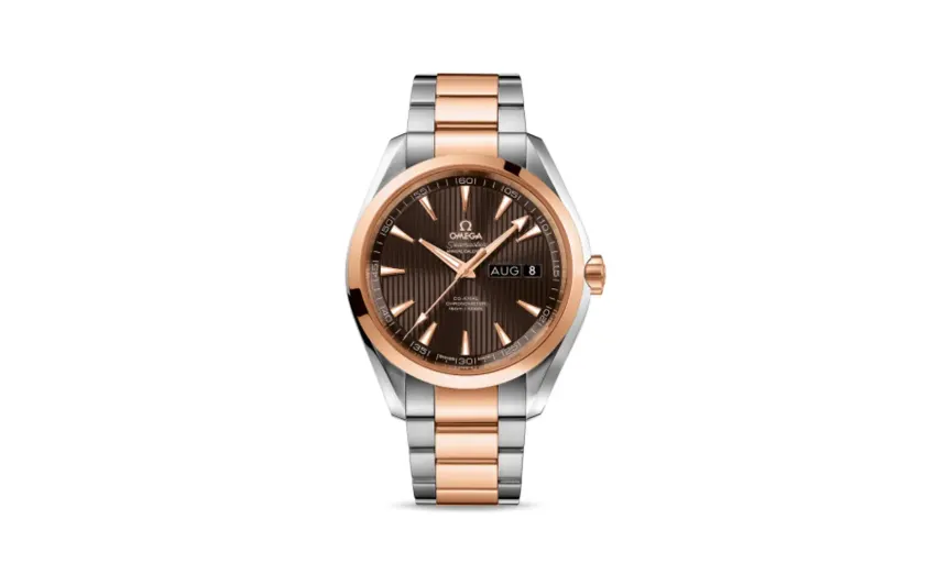 Omega Seamaster Aqua Terra 150M Co-Axial 43 Annual Calendar Stainless Steel / Red Gold / Grey / Bracelet