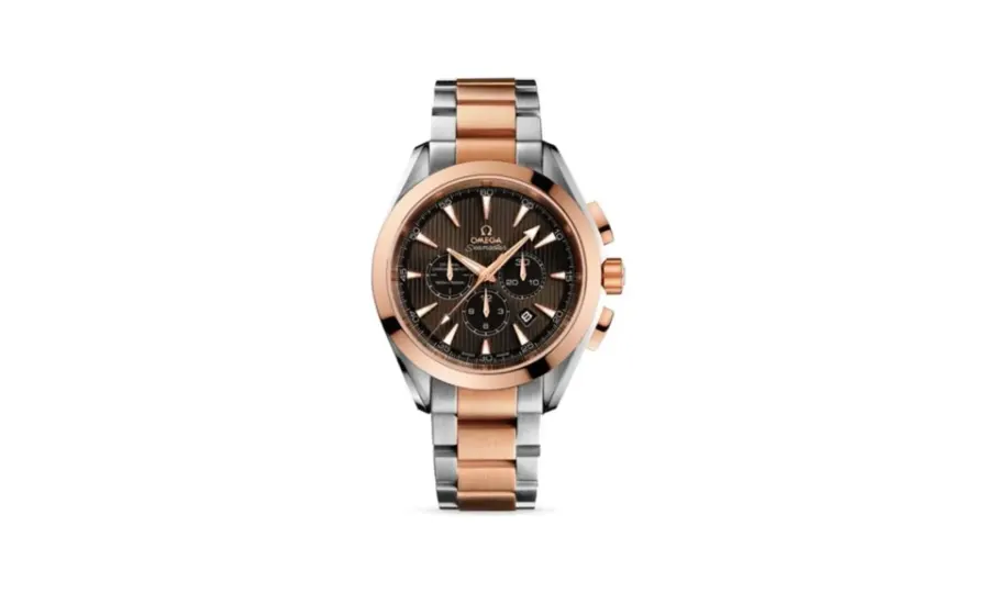 Omega Seamaster Aqua Terra 150M Co-Axial 44 Chronograph Stainless Steel / Red Gold / Grey / Bracelet