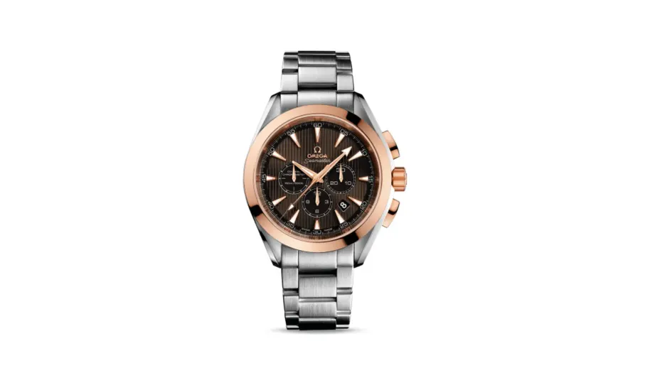 Omega Seamaster Aqua Terra 150M Co-Axial 44 Chronograph Stainless Steel / Red Gold / Grey / Bracelet
