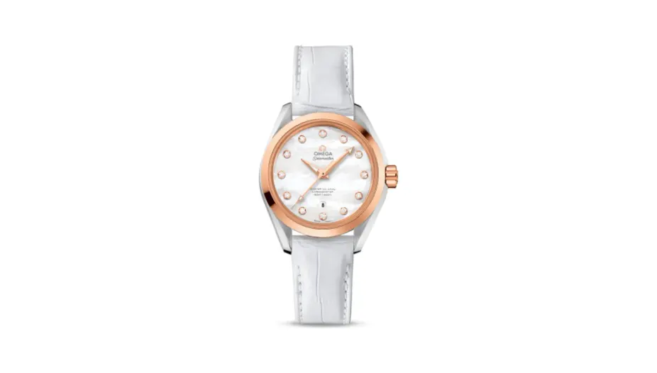 Omega Seamaster Aqua Terra 150M Master Co-Axial 34 Stainless Steel / Sedna Gold / MOP