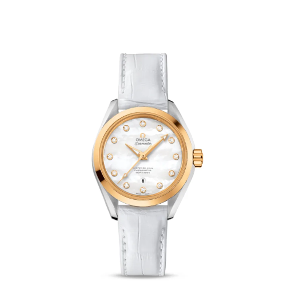 Omega Seamaster Aqua Terra 150M Master Co-Axial 34 Stainless Steel / Yellow Gold / MOP