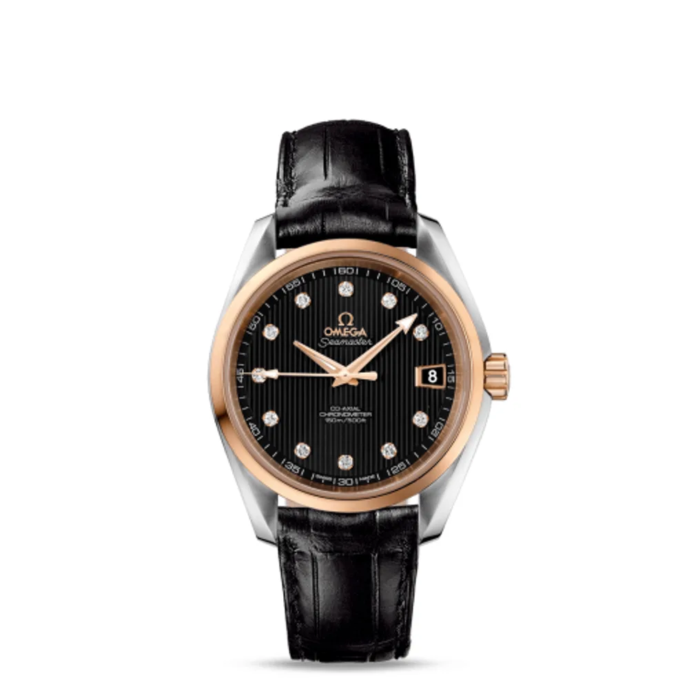 Omega Seamaster Aqua Terra 150M Co-Axial 38.5 Stainless Steel / Red Gold / Black