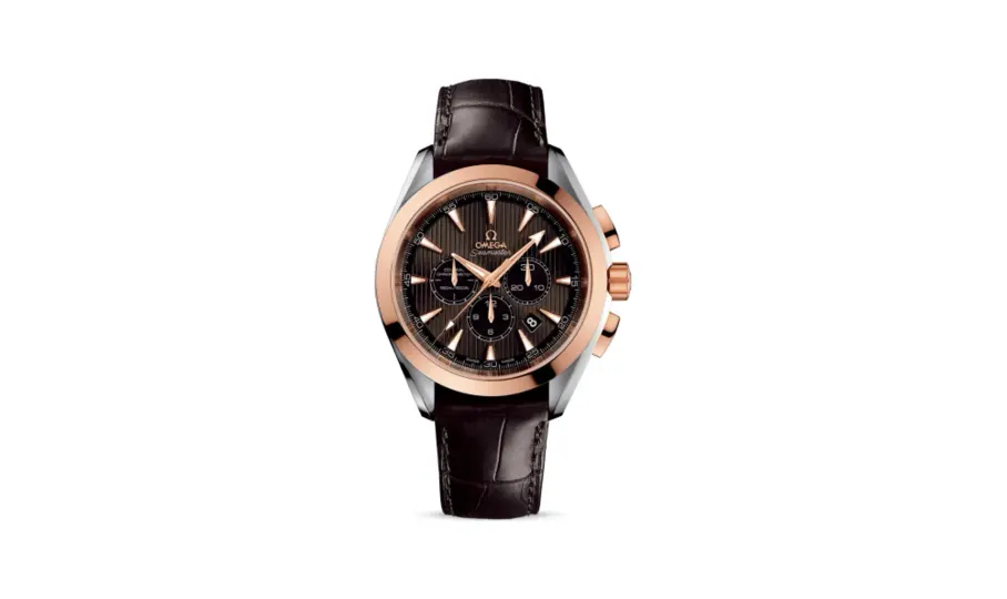 Omega Seamaster Aqua Terra 150M Co-Axial 44 Chronograph Stainless Steel / Red Gold / Grey