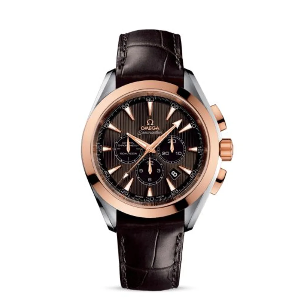 Omega Seamaster Aqua Terra 150M Co-Axial 44 Chronograph Stainless Steel / Red Gold / Glauser
