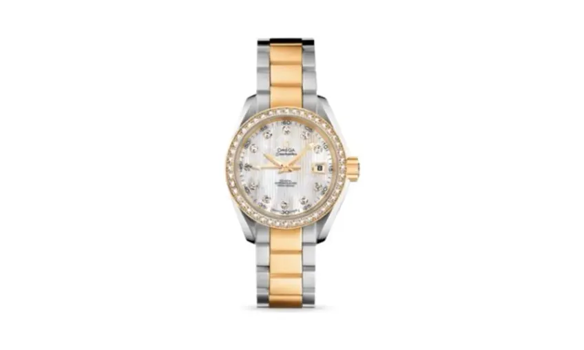 Omega Seamaster Aqua Terra 150M Co-Axial 30 Stainless Steel / Yellow Gold / Diamond / MOP / Bracelet