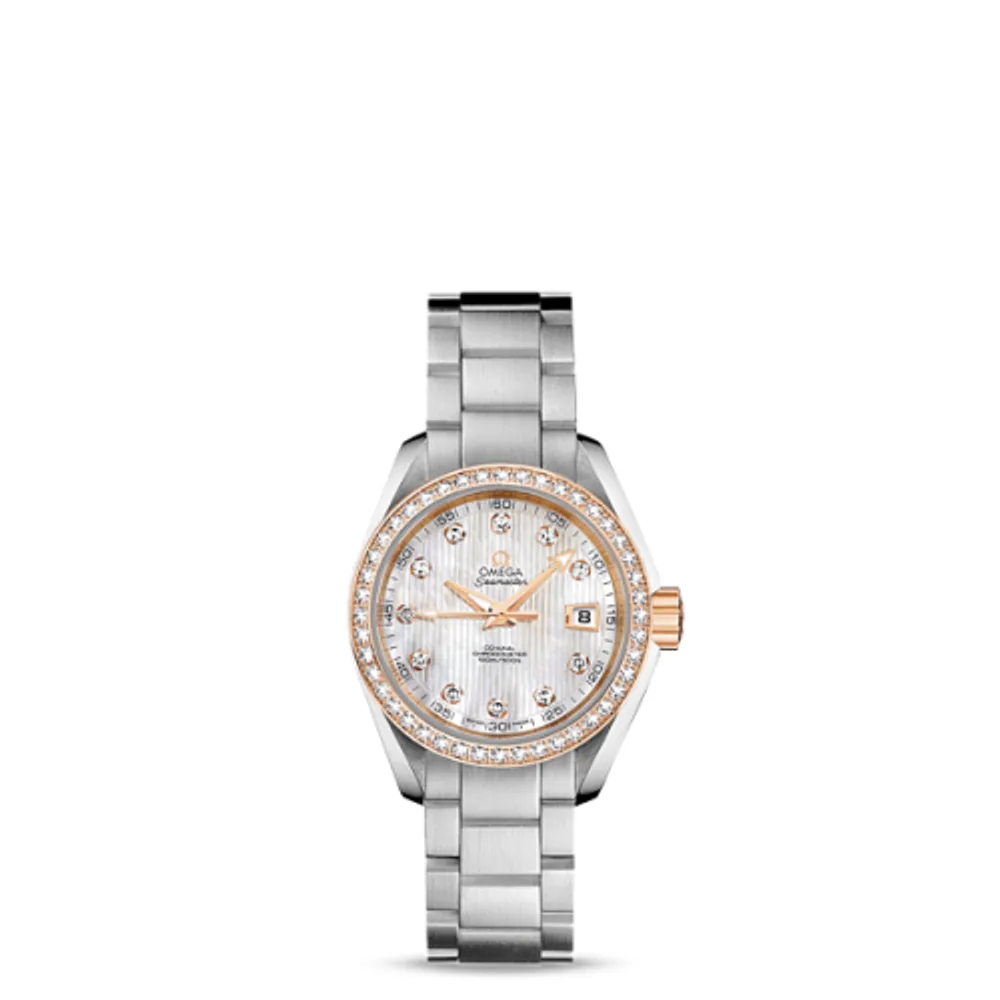 Omega Seamaster Aqua Terra 150M Co-Axial 30 Stainless Steel / Red Gold / Diamond / MOP / Bracelet