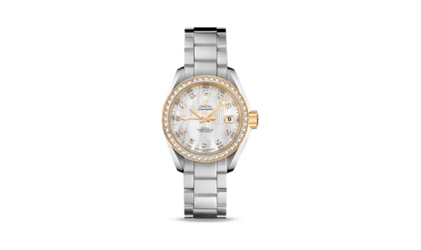 Omega Seamaster Aqua Terra 150M Co-Axial 30 Stainless Steel / Yellow Gold / Diamond / MOP / Bracelet