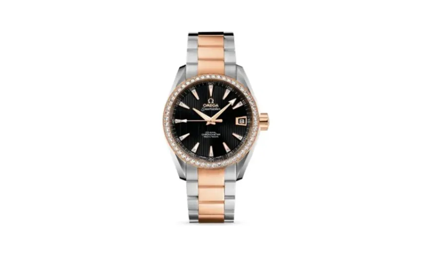 Omega Seamaster Aqua Terra 150M Co-Axial 38.5 Stainless Steel / Red Gold / Diamond / Black / Bracelet
