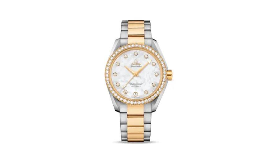 Omega Seamaster Aqua Terra 150M Master Co-Axial 38.5 Stainless Steel / Yellow Gold / Diamond / MOP / Bracelet