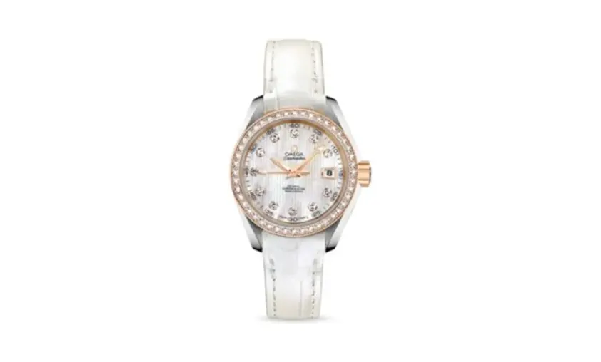 Omega Seamaster Aqua Terra 150M Co-Axial 30 Stainless Steel / Yellow Gold / Diamond / MOP