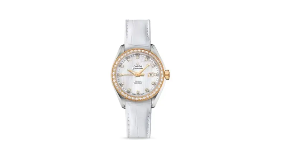 Omega Seamaster Aqua Terra 150M Co-Axial 34 Stainless Steel / Yellow Gold / Diamond / MOP
