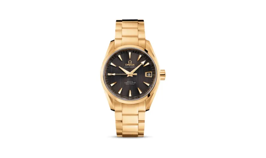 Omega Seamaster Aqua Terra 150M Co-Axial 38.5 Yellow Gold / Grey / Bracelet