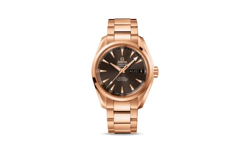 Omega Seamaster Aqua Terra 150M Co-Axial 38.5 Annual Calendar Red Gold / Grey / Bracelet