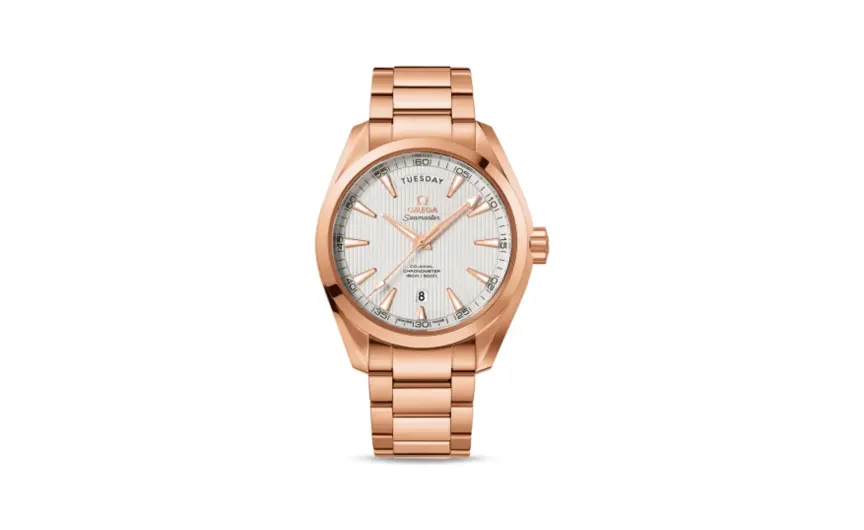 Omega Seamaster Aqua Terra 150m Co-Axial 41.5 Day-Date Red Gold / Silver