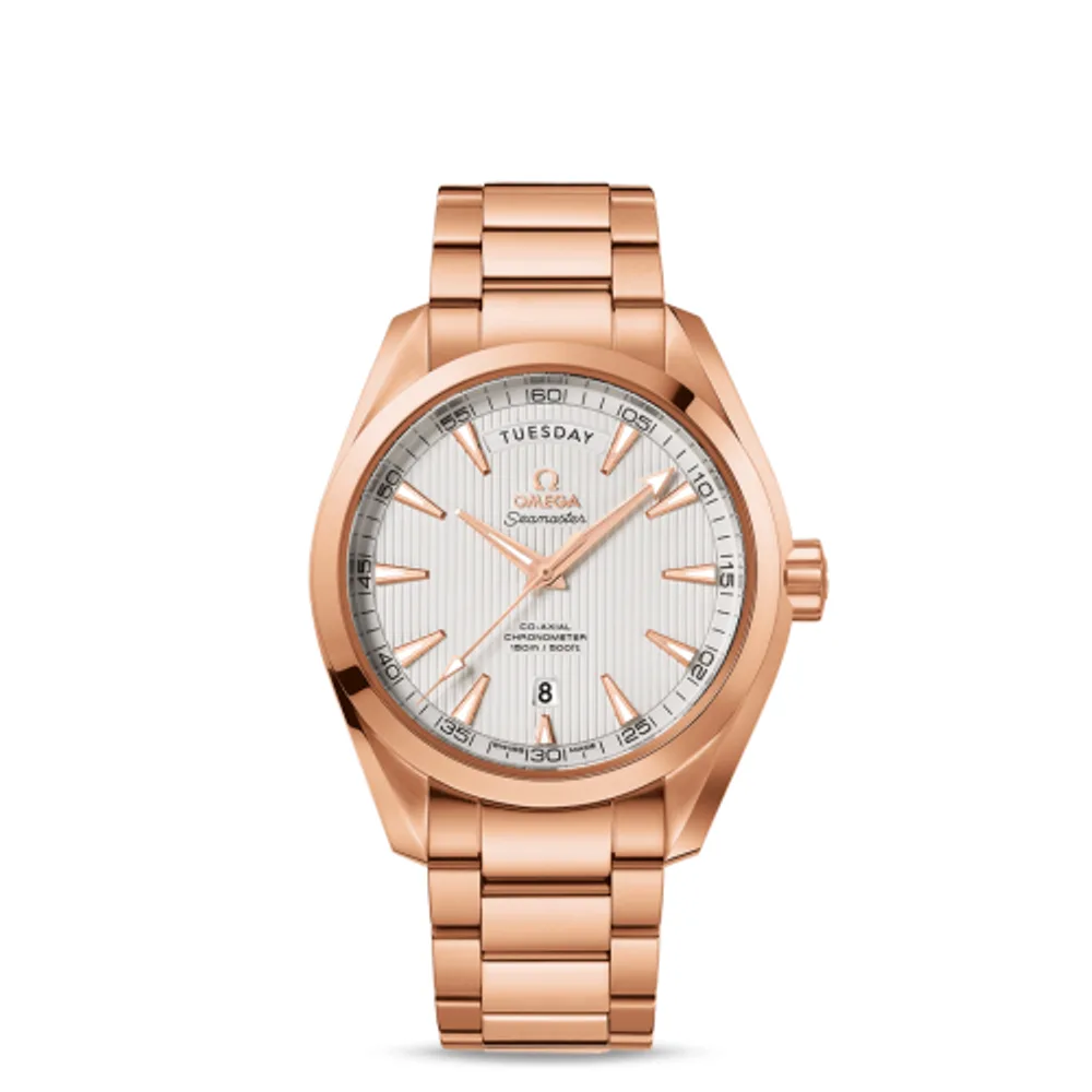 Omega Seamaster Aqua Terra 150m Co-Axial 41.5 Day-Date Red Gold / Silver