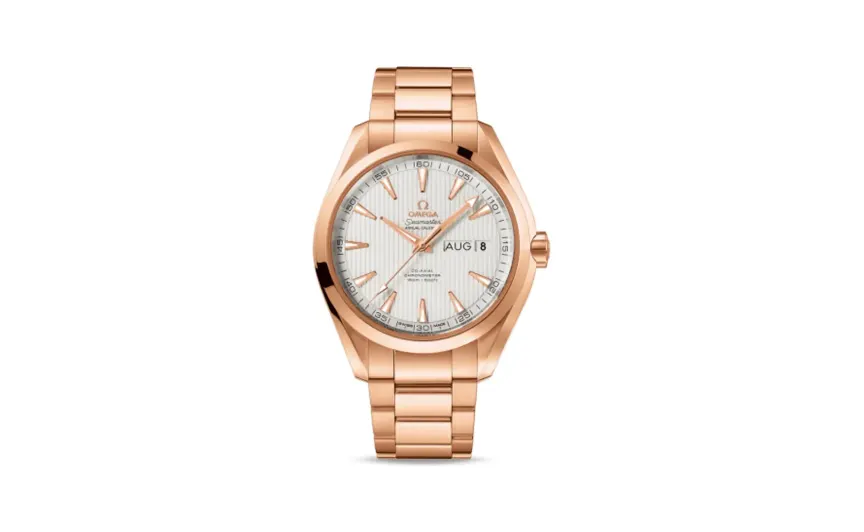 Omega Seamaster Aqua Terra 150M Co-Axial 43 Annual Calendar Red Gold / Silver / Bracelet