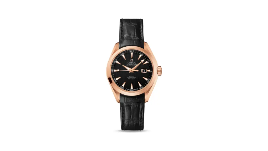 Omega Seamaster Aqua Terra 150M Co-Axial 34 Red Gold / Black