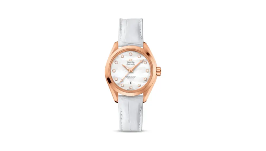 Omega Seamaster Aqua Terra 150M Master Co-Axial 34 Sedna Gold / MOP