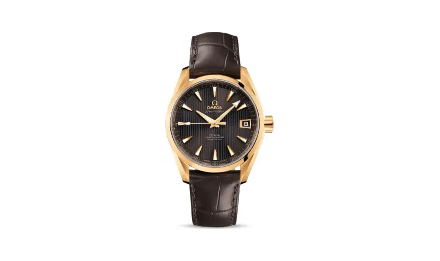 Omega Seamaster Aqua Terra 150M Co-Axial 38.5 Yellow Gold / Grey