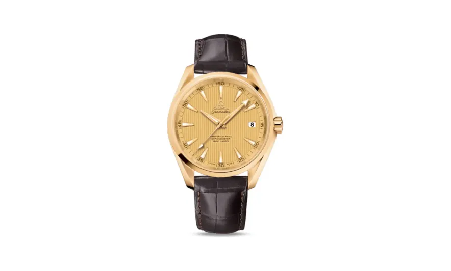 Omega Seamaster Aqua Terra 150m Master Co-Axial 41.5 Yellow Gold / Champagne