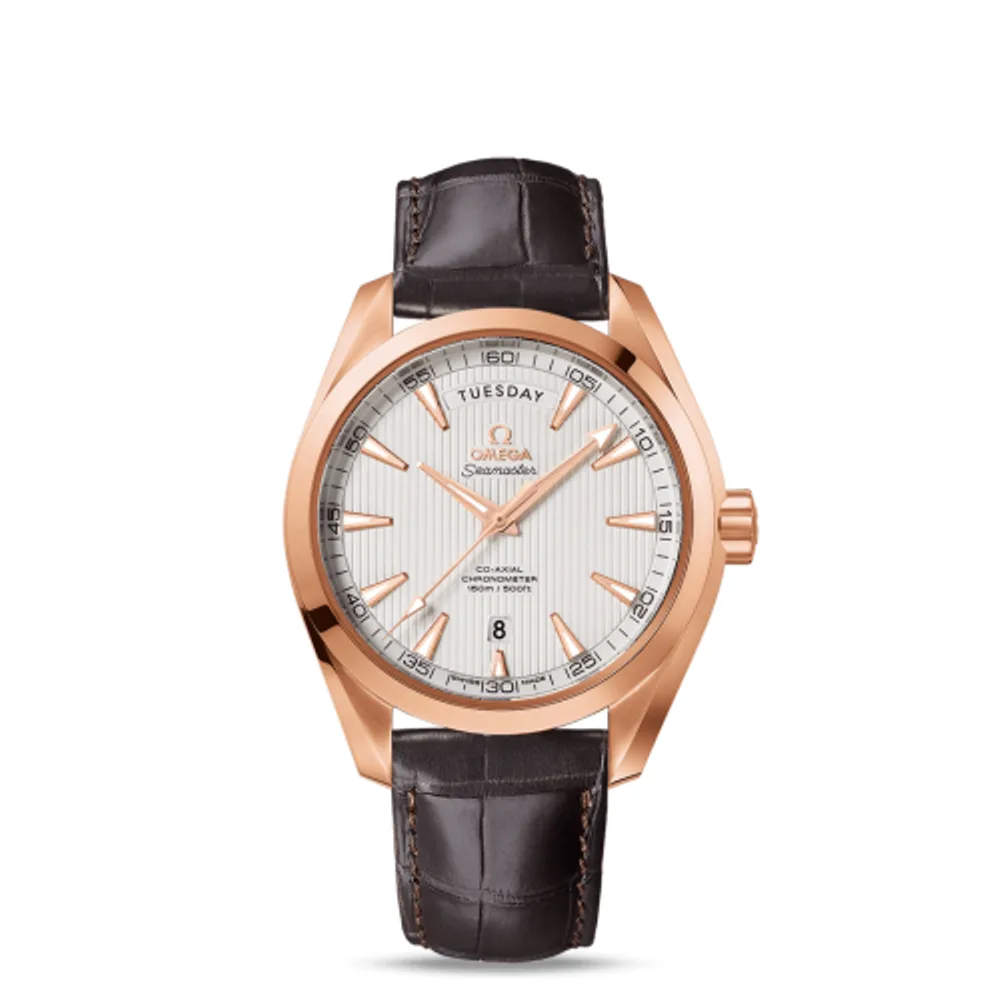 Omega Seamaster Aqua Terra 150m Co-Axial 41.5 Day-Date Red Gold / Silver