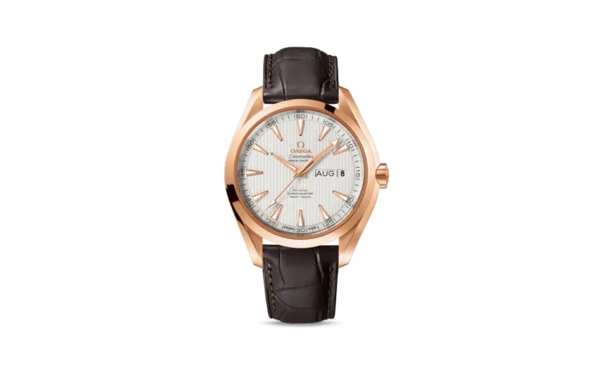 Omega Seamaster Aqua Terra 150M Co-Axial 43 Annual Calendar Red Gold / Silver