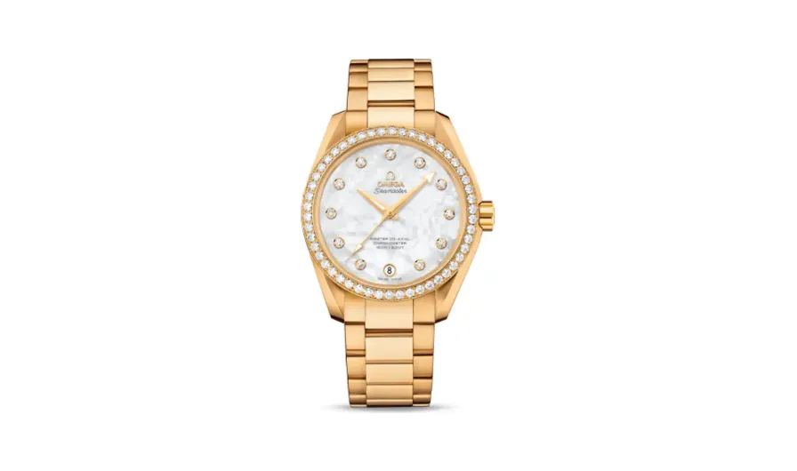 Omega Seamaster Aqua Terra 150M Master Co-Axial 38.5 Yellow Gold / Diamond / MOP / Bracelet