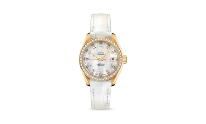 Omega Seamaster Aqua Terra 150M Co-Axial 30 Yellow Gold / Diamond / MOP
